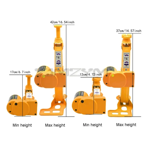 3 Ton Electric Car Jack Kit Lifting Set 12V 3 in 1 scissors Jacks With Impact Wrench And 150psi Pump 42cm Auto Lift repair Tools - Image 6