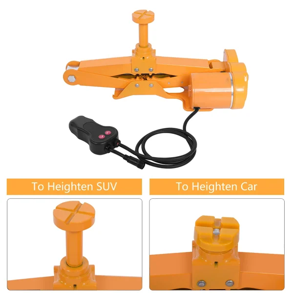 12V Automotive Car 2 Ton Automatic Electric Lifting Jack Garage and Emergency Equipment Auto Electric Jack Car Electric Jack - Image 2
