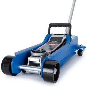 Low Profile Jack, 2.5 Ton (5,000 lb) Car Jack, Lifting Range 3.35" to 14.57", Hydraulic Trolley Floor Jack